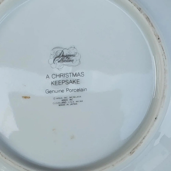 Rabbits Porcelain jewelry or knick knack dish - Picture 4 of 5